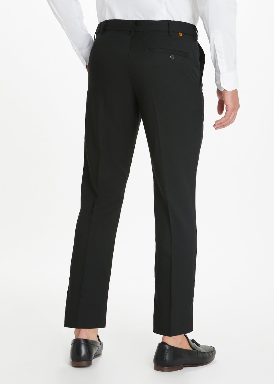 Farah Black Regular Fit Flexi Waist Trousers - Matalan