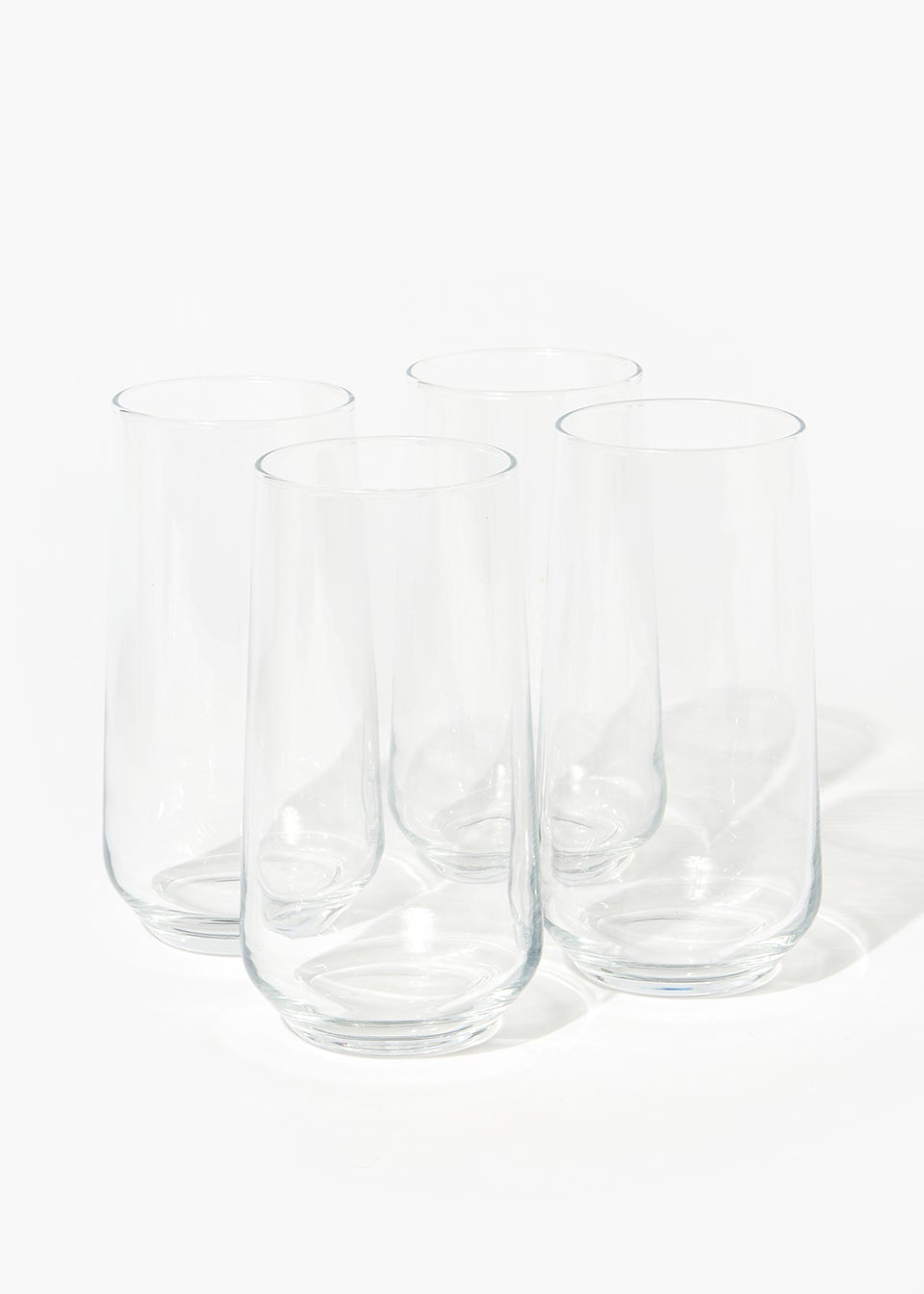 4 Pack Tall Glasses