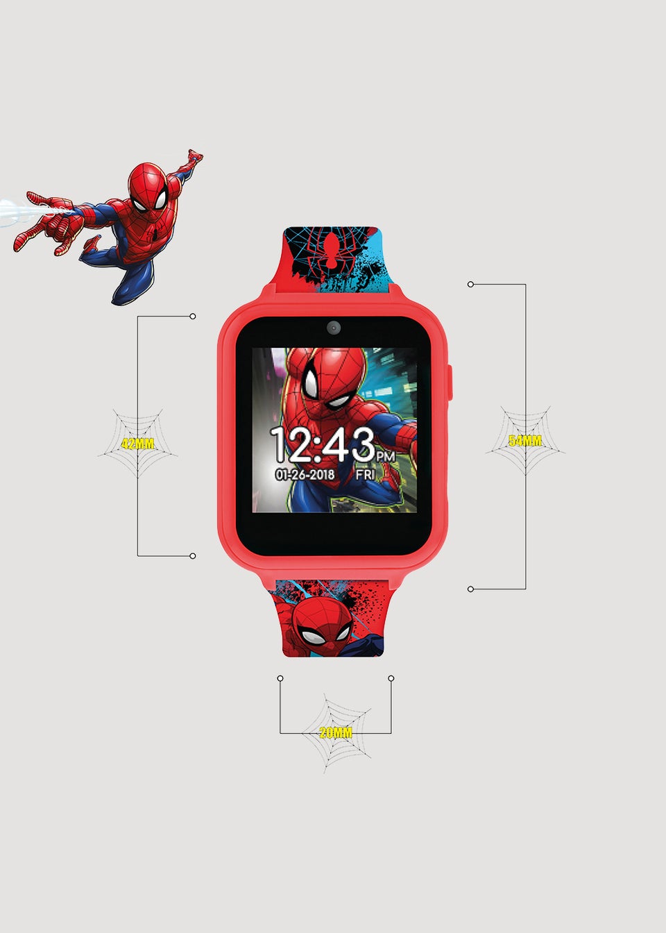 Kids Tikkers Marvel Spider Man Watch One Size Matalan