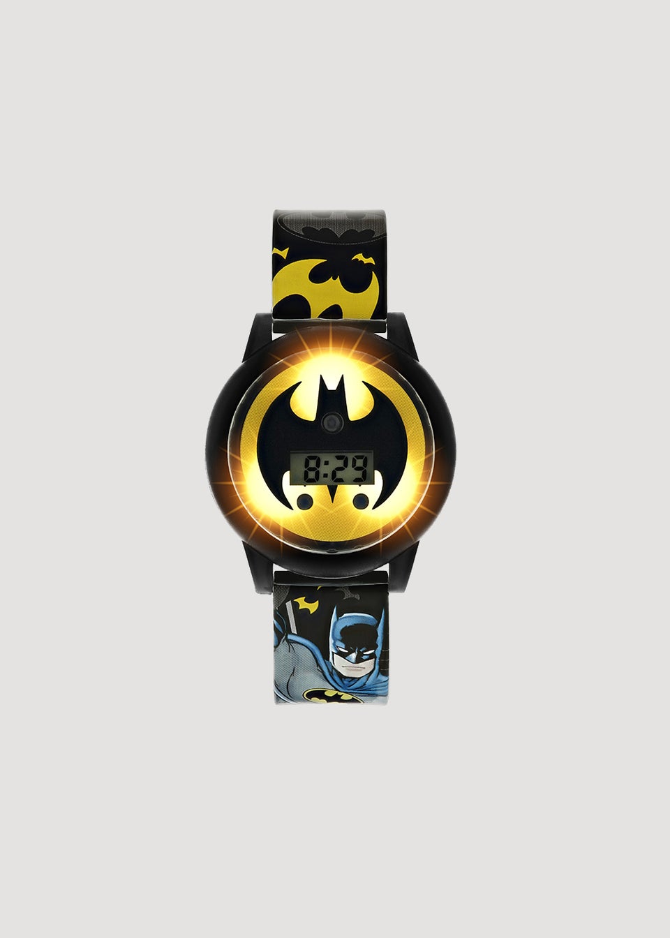 Kids DC Batman Light Up Digital Watch (One Size)