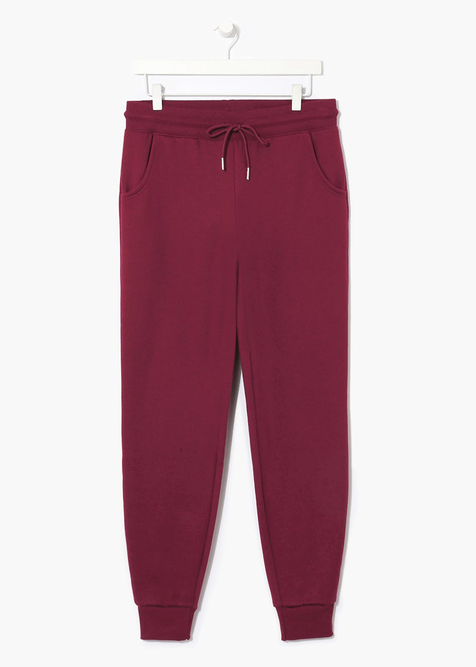 Burgundy Tapered Joggers
