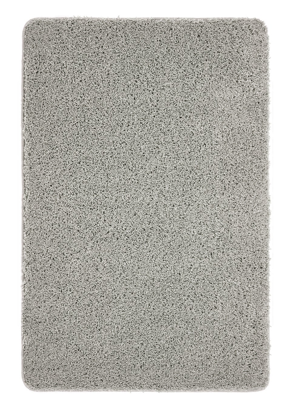 Deep Pile Grey Washable Muddle Mat (100cm x 60cm)