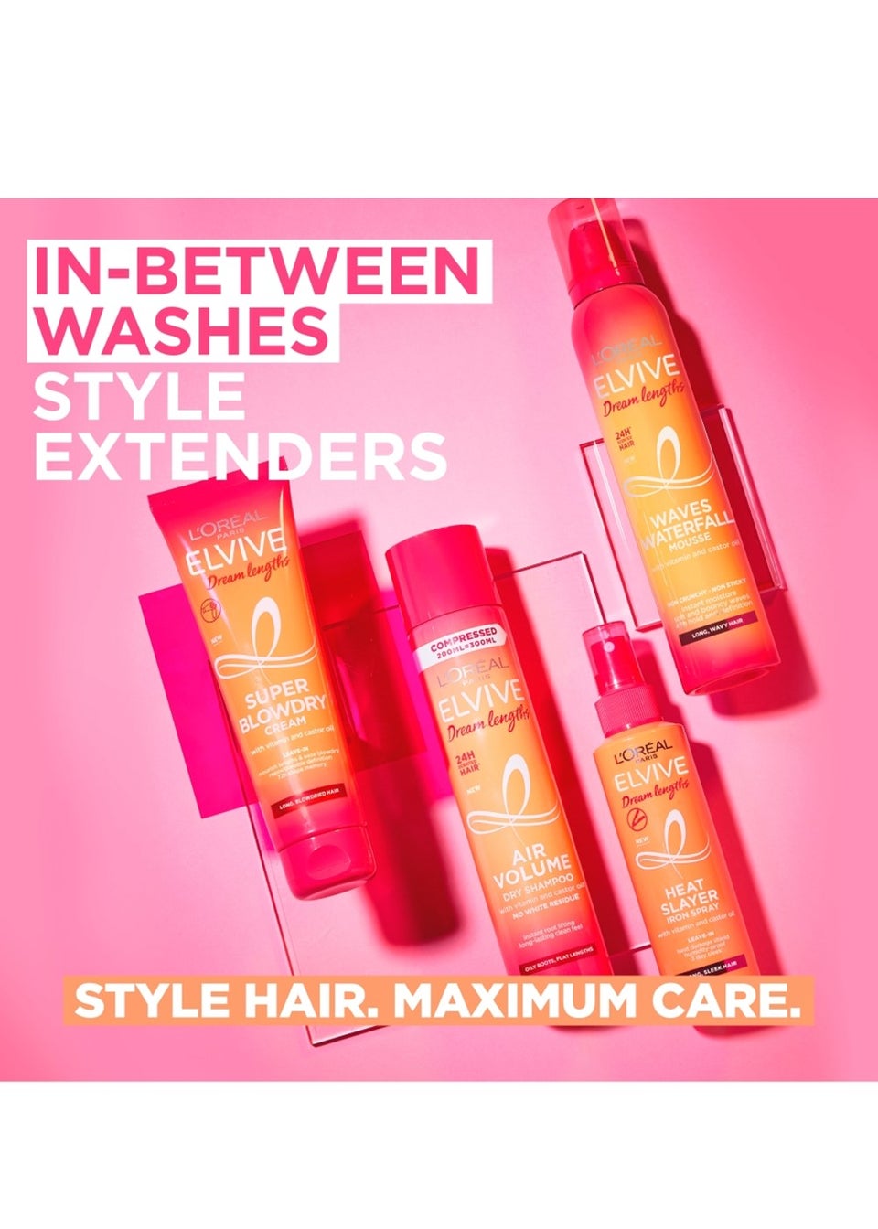 L'Oreal Elvive Dream Lengths Waves Waterfall Mousse (200ml)