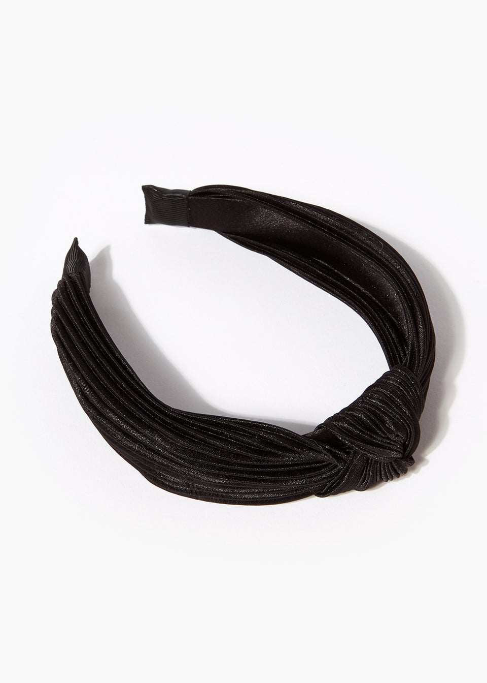 Black Crinkle Knot Hairband