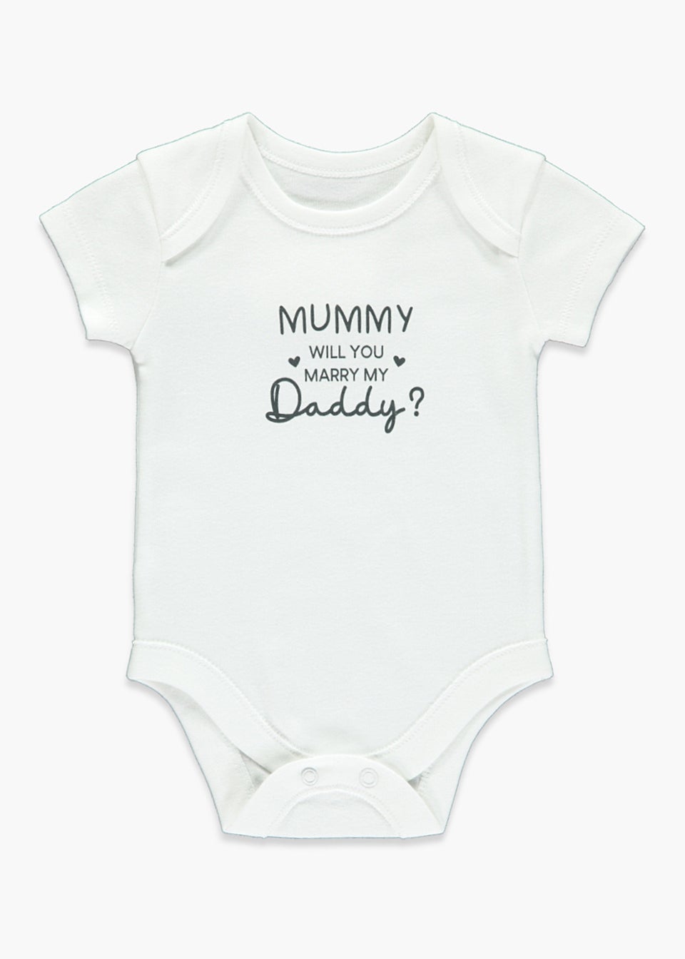 Baby Mummy to Daddy Proposal Bodysuit (Tiny Baby-18mths)