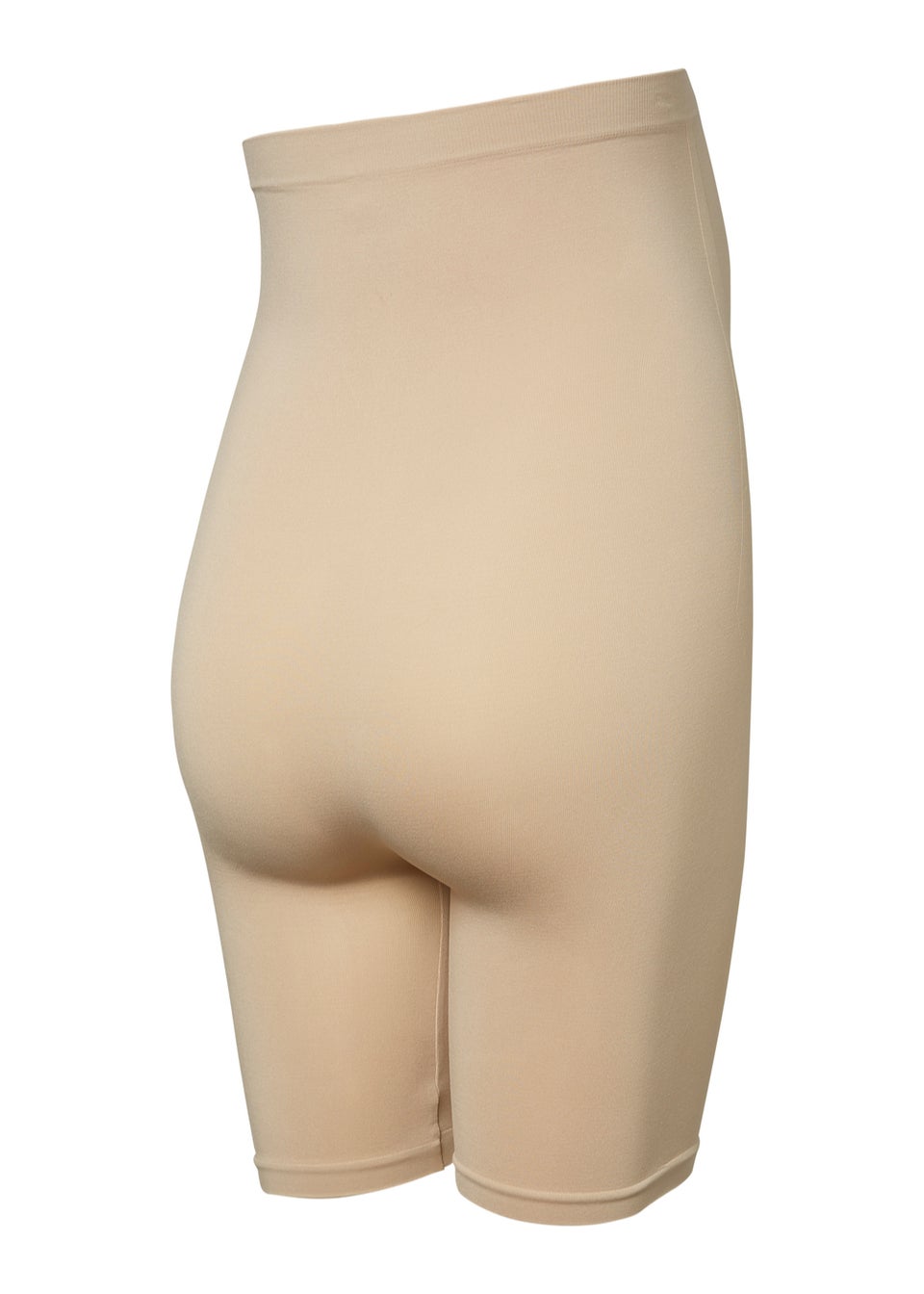 Mamalicious Maternity Cream Seamless Over Bump Shorts