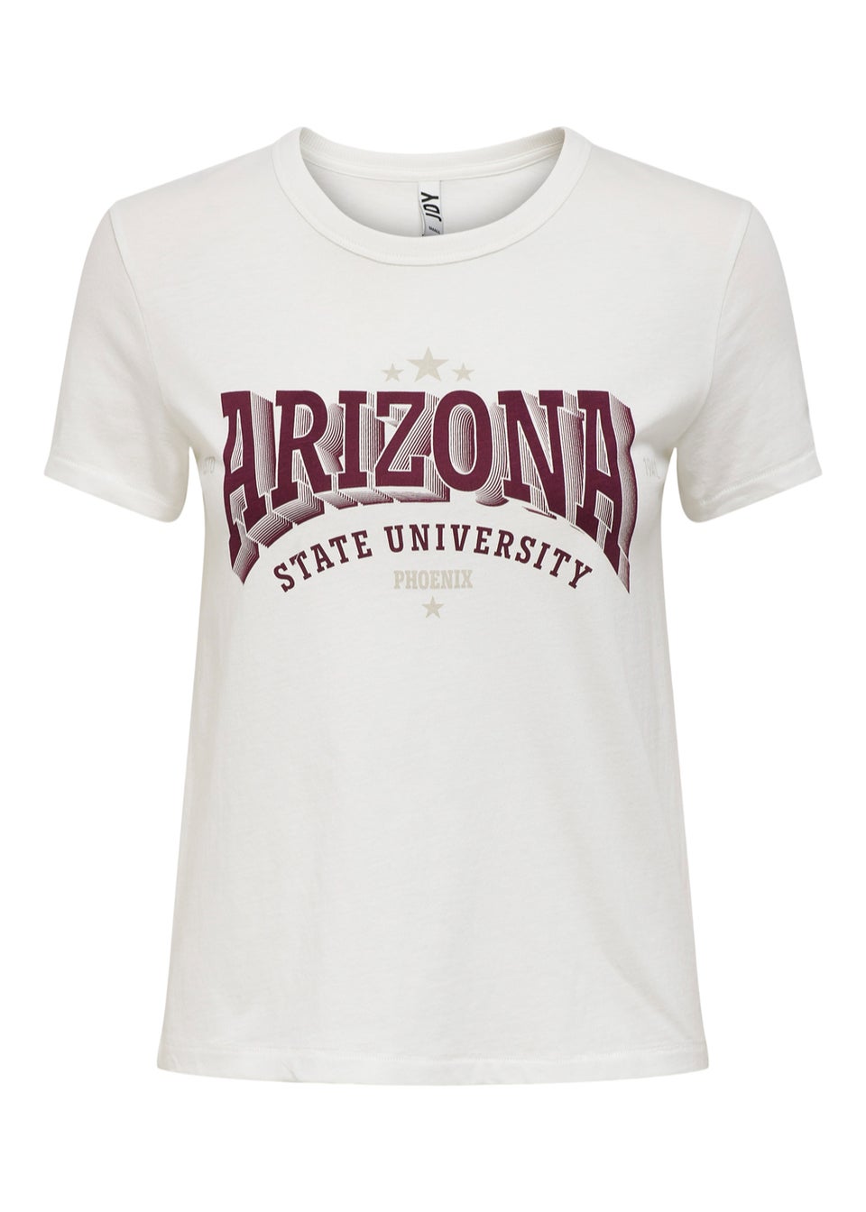 JDY White Arizona Slogan T-Shirt
