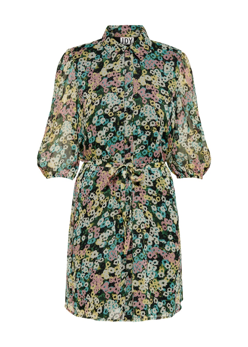 Jdy floral tie waist mini dress online
