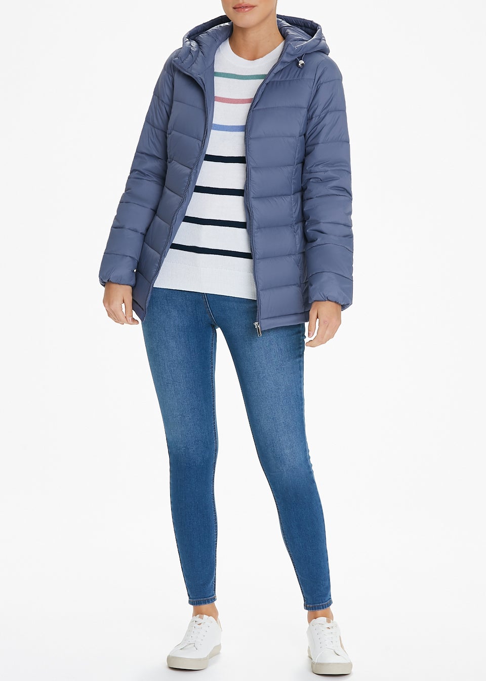 Blue Short Lightweight Coat