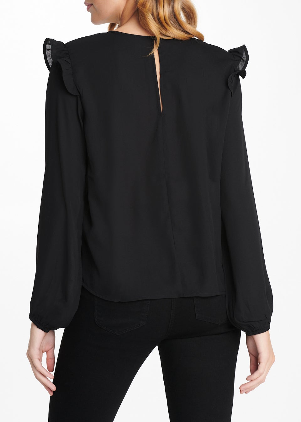 JDY Mimi Black Lace Blouse