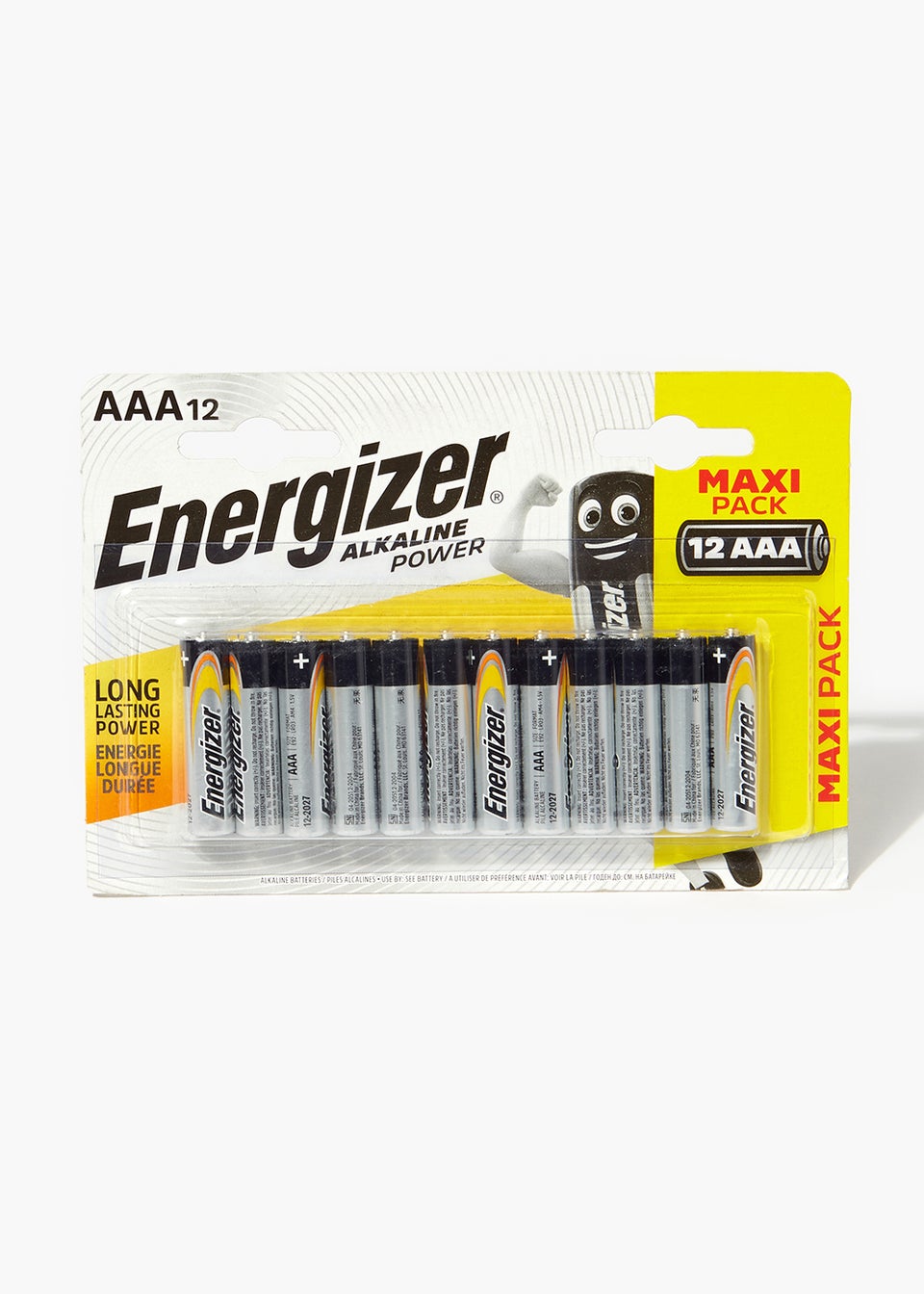 Energizer Alkaline Power AAA Batteries (12 Pack)