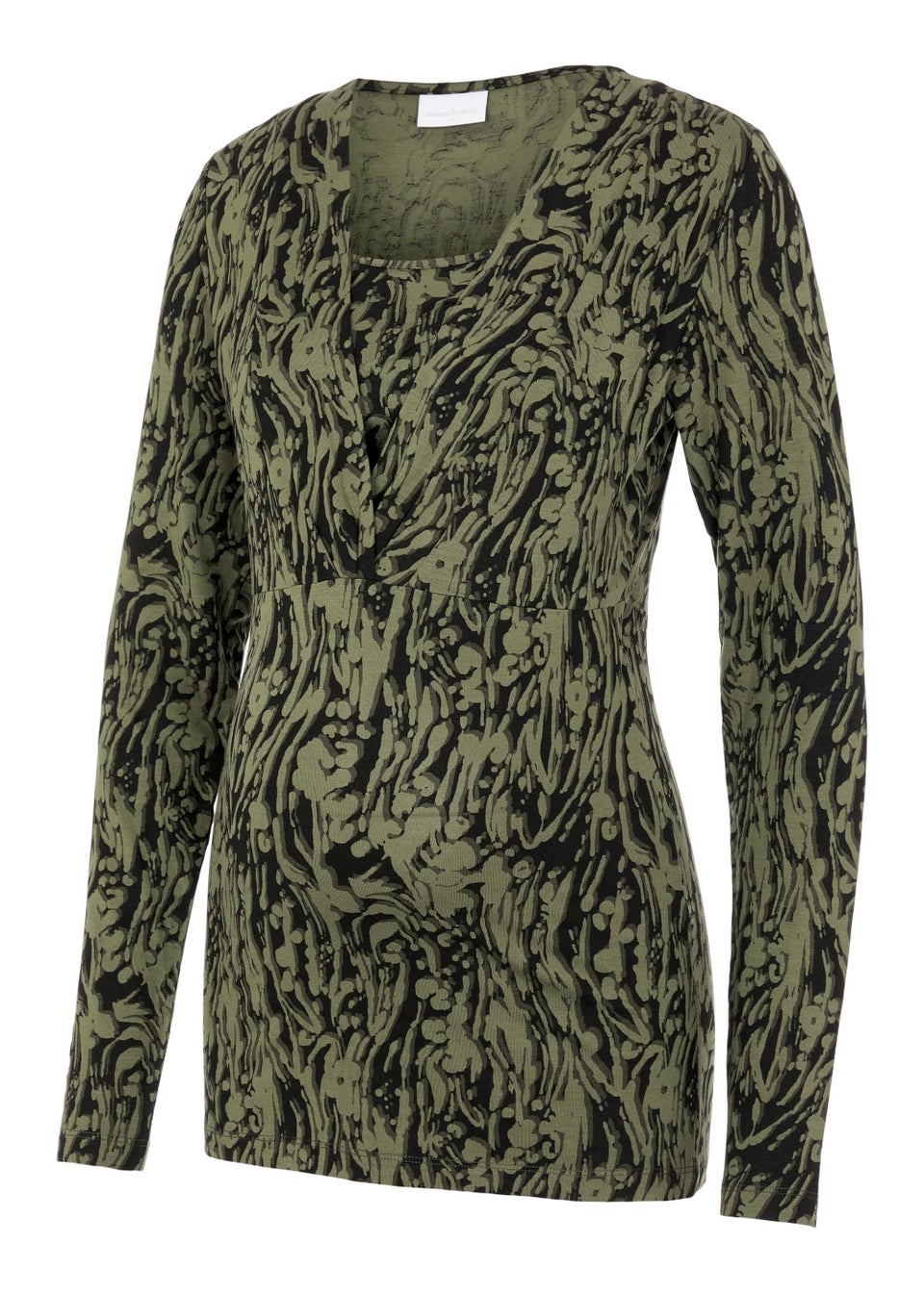 Mamalicious Maternity Green Print Nursing Top Matalan
