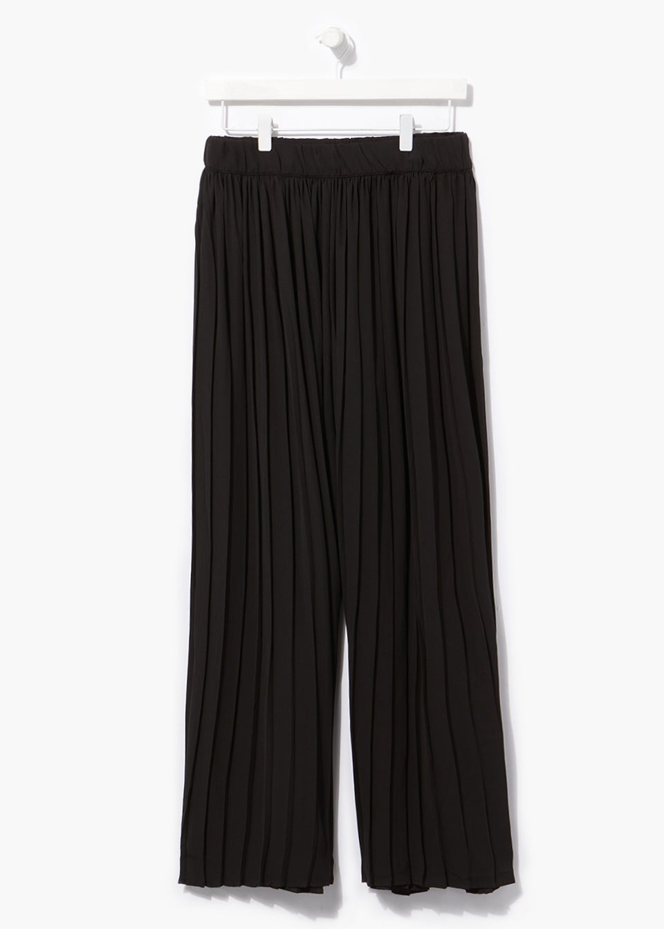 JDY Pila Black Wide Leg Pleated Trousers