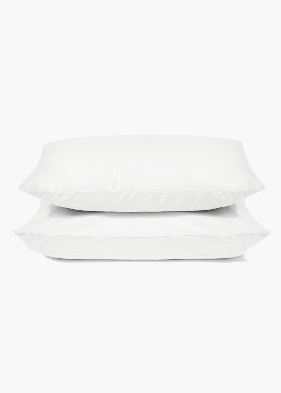White Polycotton Housewife Pillowcase Pair (144 Thread Count)
