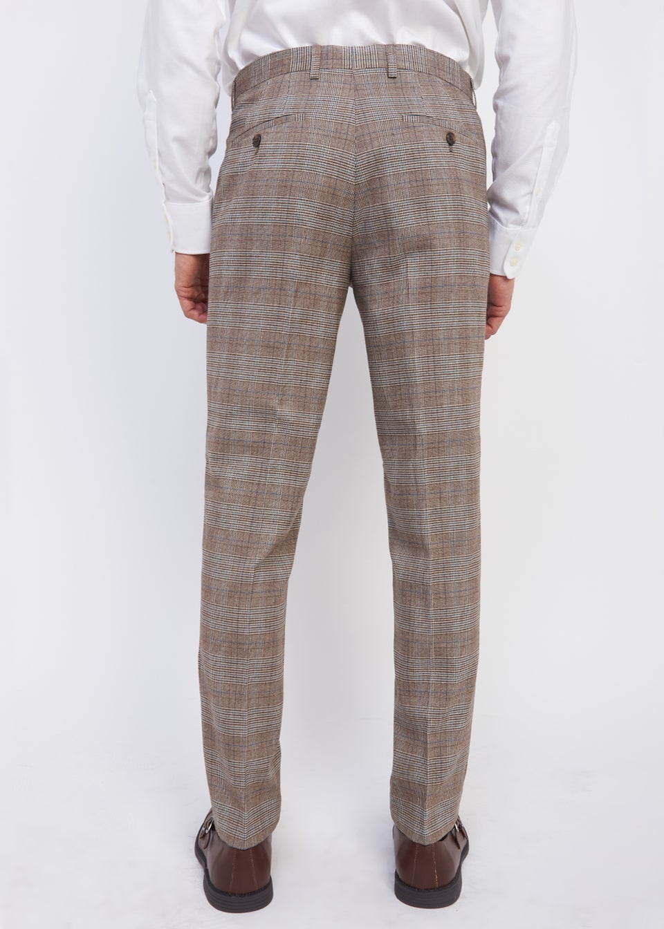 Broken Stitch Buckinghamshire Check Suit Trousers