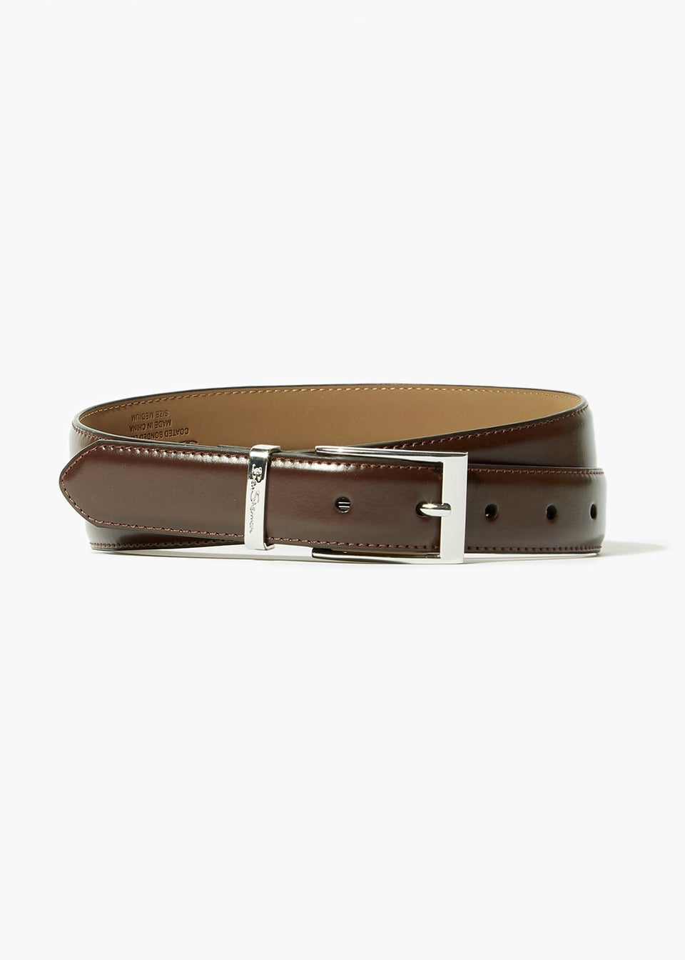 Ben Sherman Brown Real Leather Belt