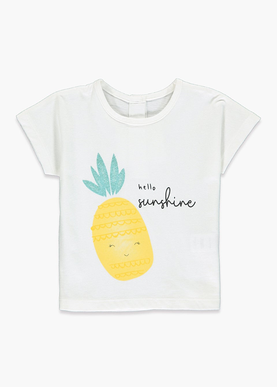 Baby Cream Pineapple T-Shirt (Newborn-18mths)