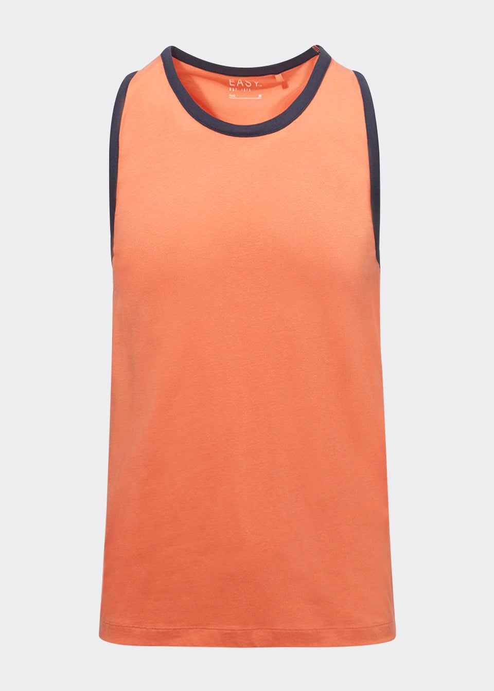 Orange Essential Jersey Ringer Vest