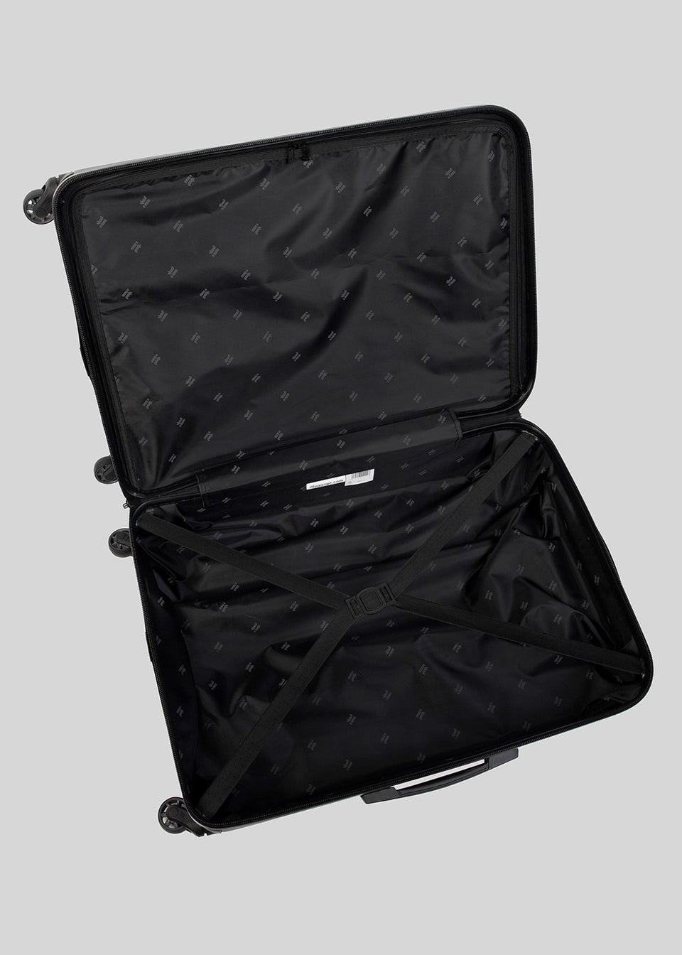IT Luggage Dark Grey Navigator Hard Shell Suitcase