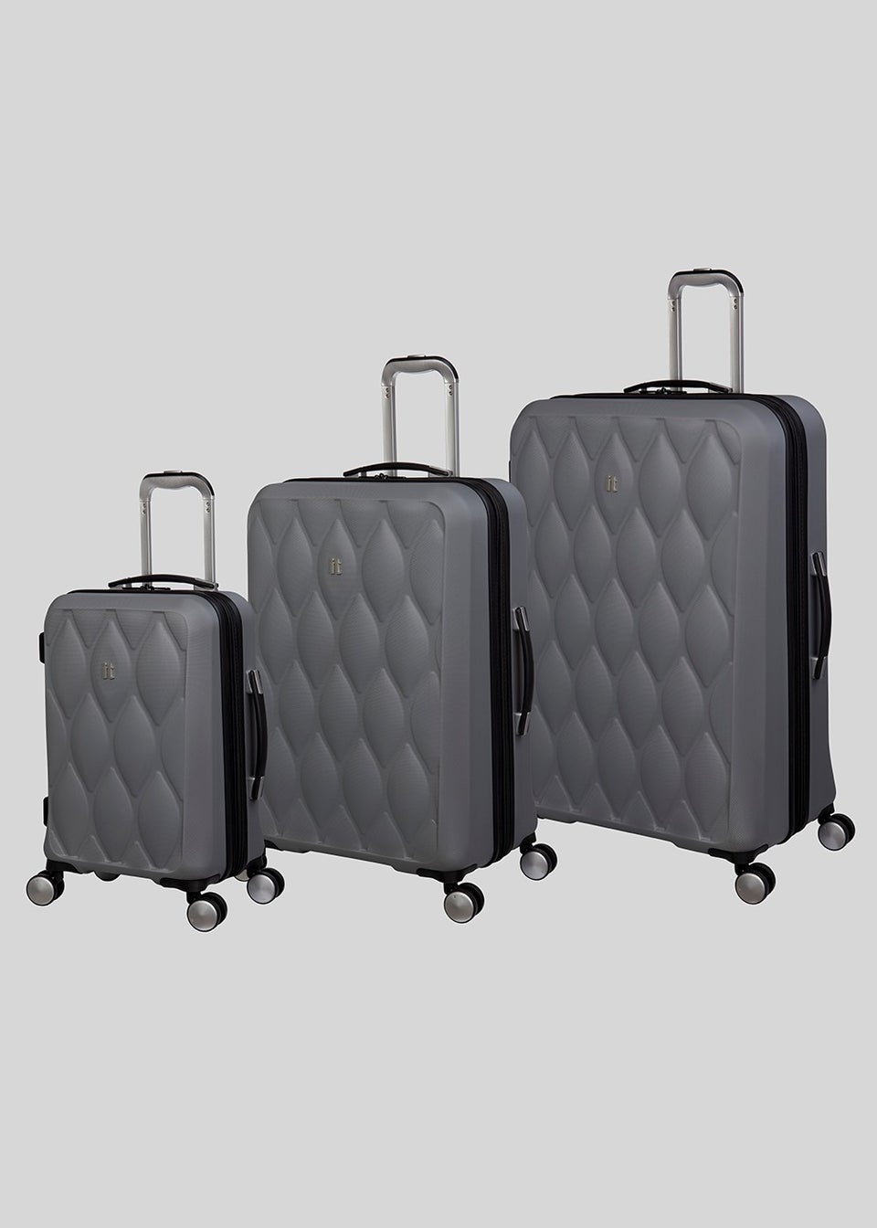 Designer Inspired Large capacity travel luggage - Grey