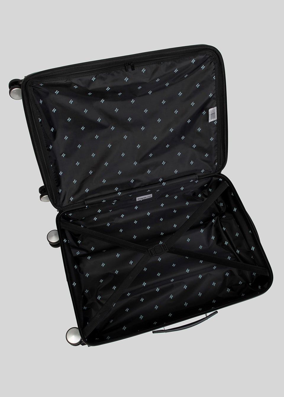 IT Luggage Sorrento Sky Blue Hard Suitcase Matalan