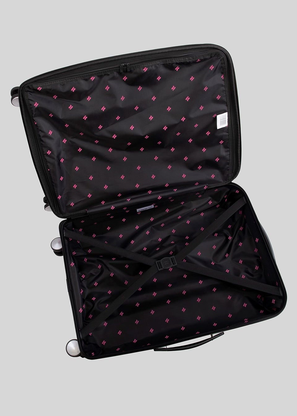 IT Luggage Sorrento Fuchsia Suitcase Matalan