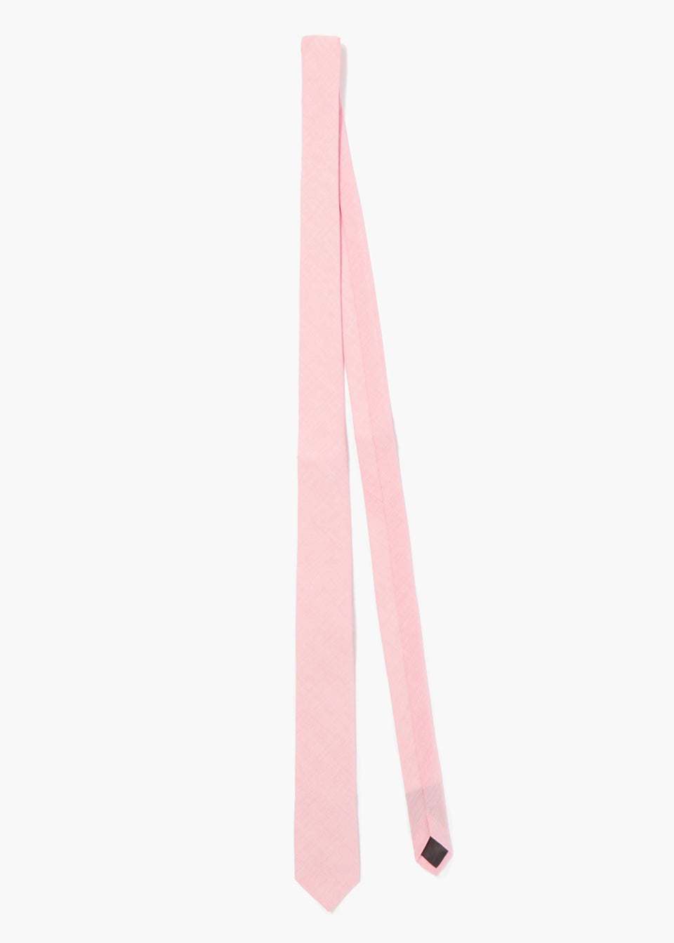 Taylor & Wright Pink Skinny Textured Chambray Tie