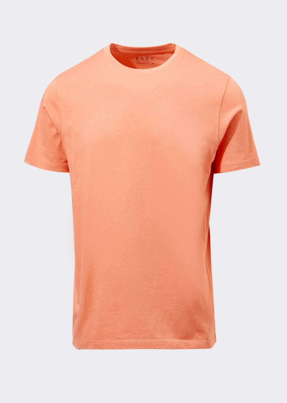 Peach color t shirt plain clearance