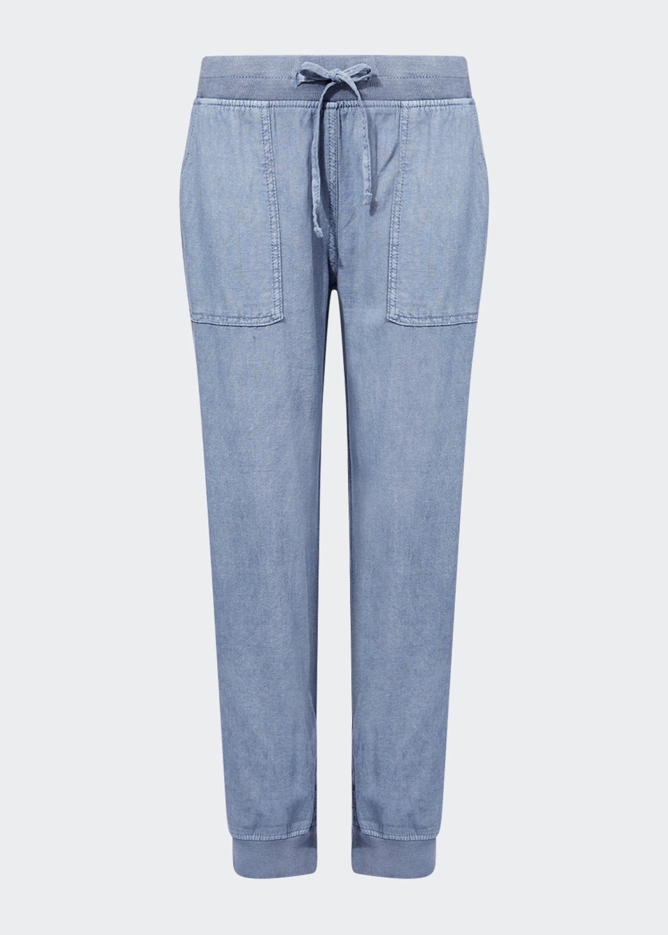 Indigo Linen Blend Joggers