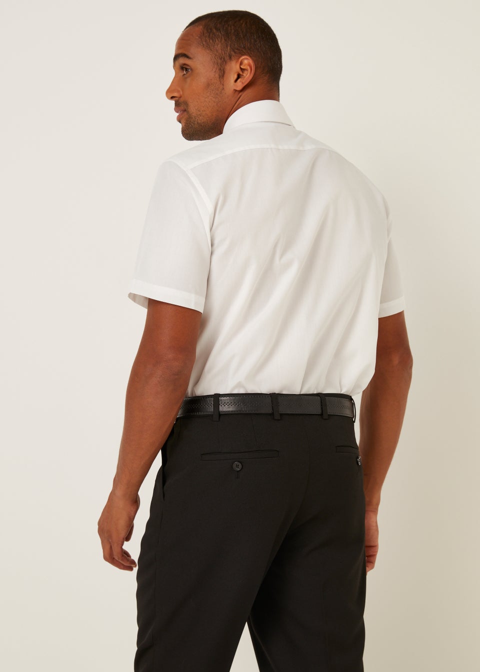 Taylor & Wright White Easy Care Regular Fit Shirt