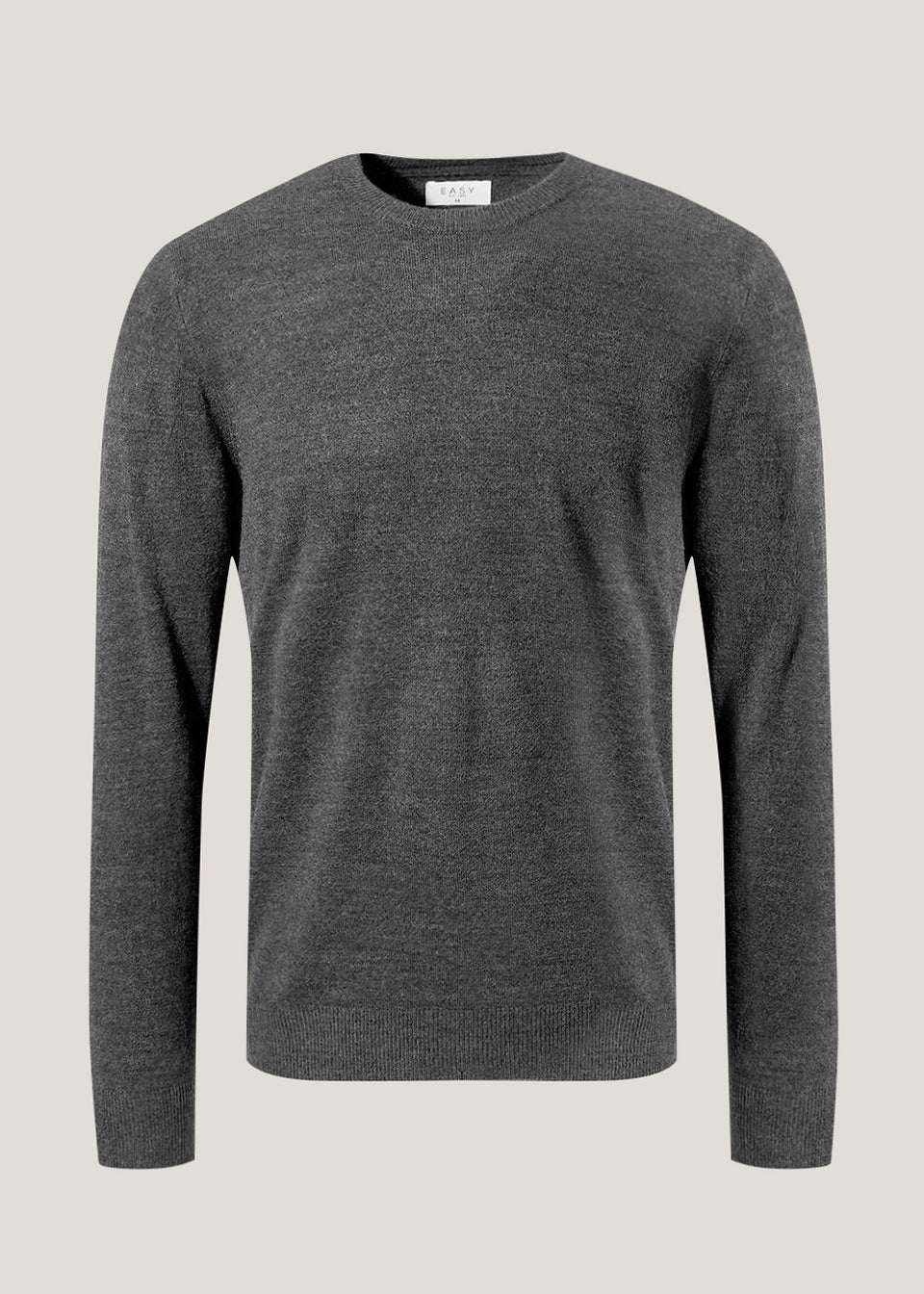 Charcoal Soft Touch Crew Neck Jumper