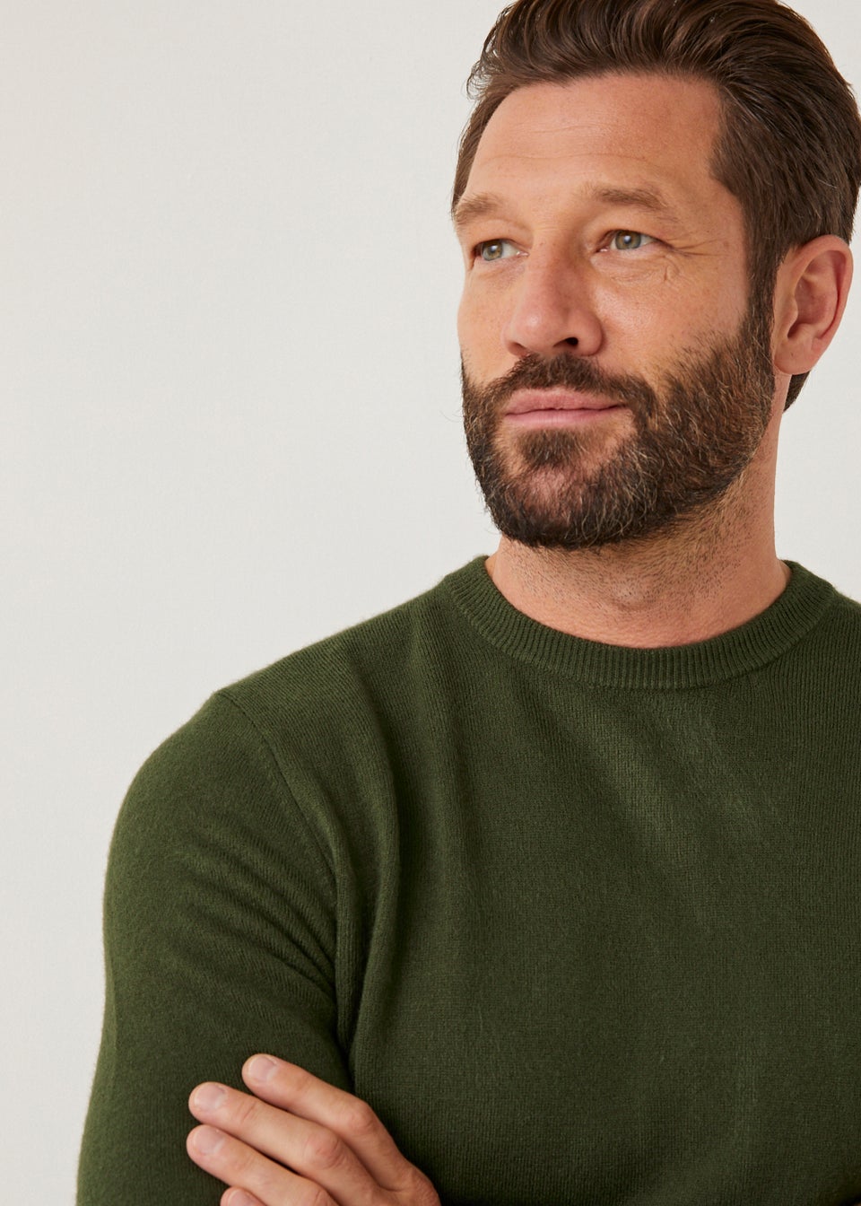 Green Soft Touch Crew Neck Jumper