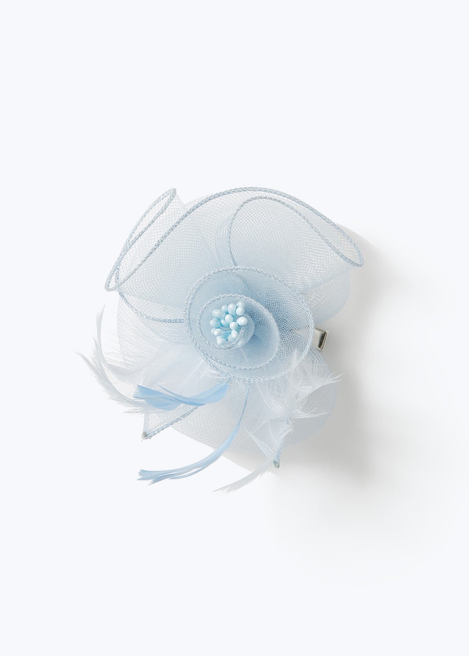 Cornflower Blue Clip Fascinator