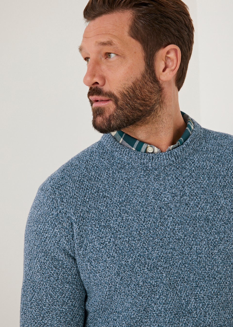 Lincoln Blue 7 Gauge Knit Jumper