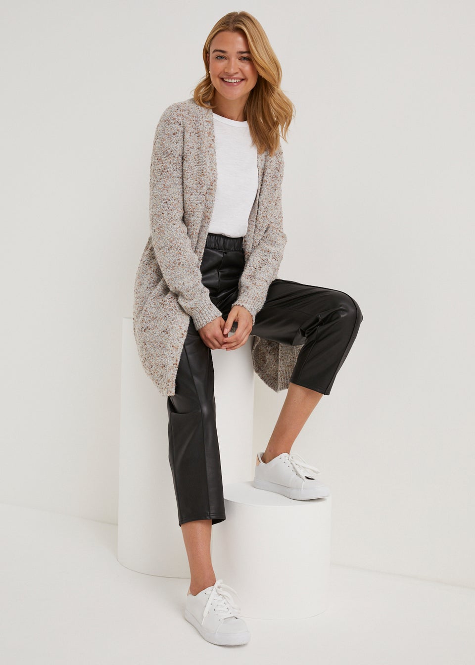 Oatmeal on sale longline cardigan