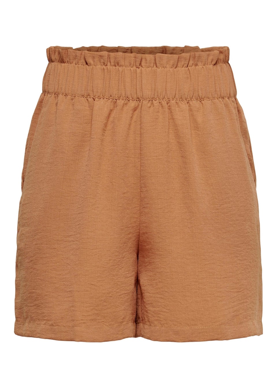 JDY Orange Paperbag Shorts