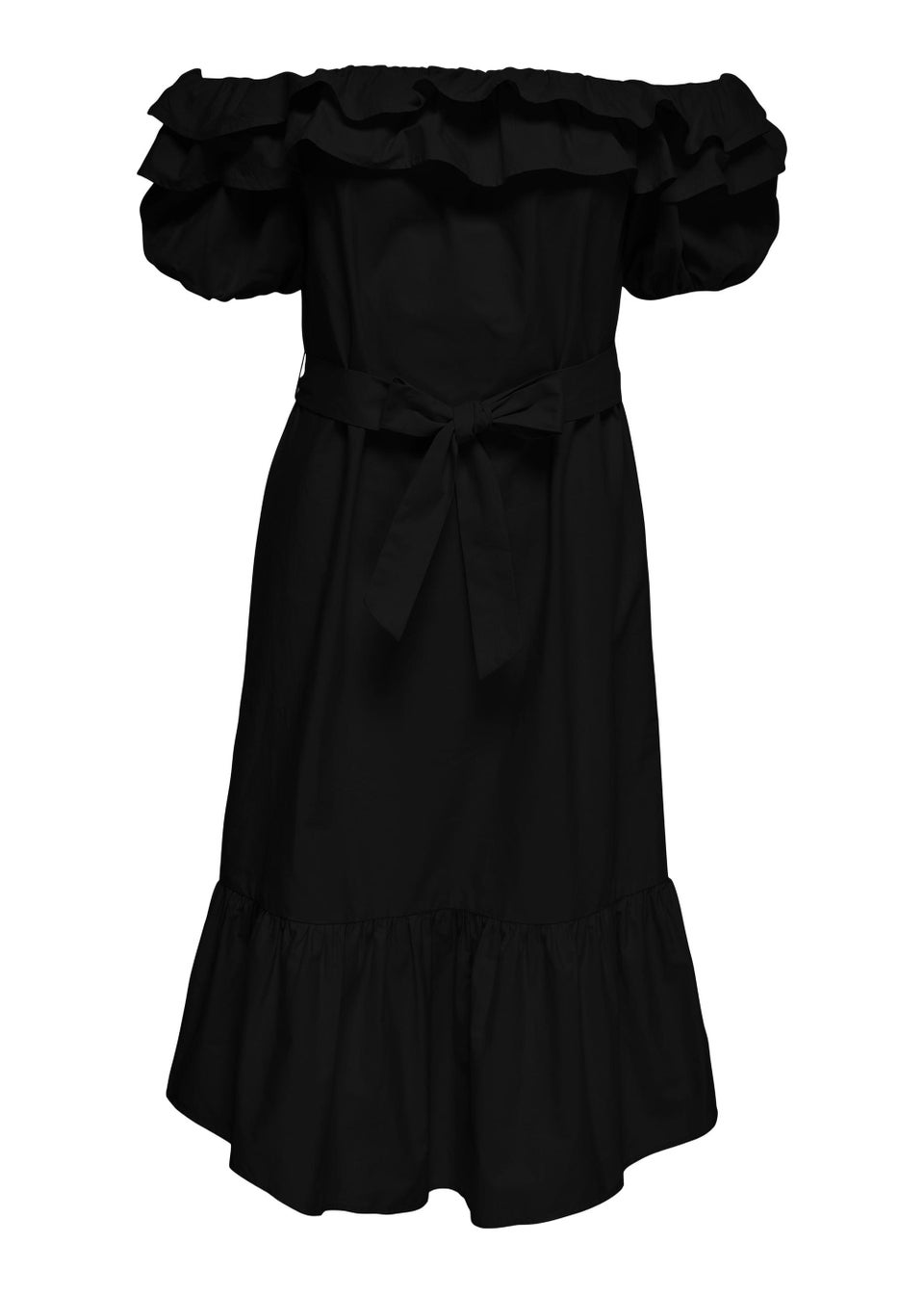 JDY Cuba Black Bardot Dress