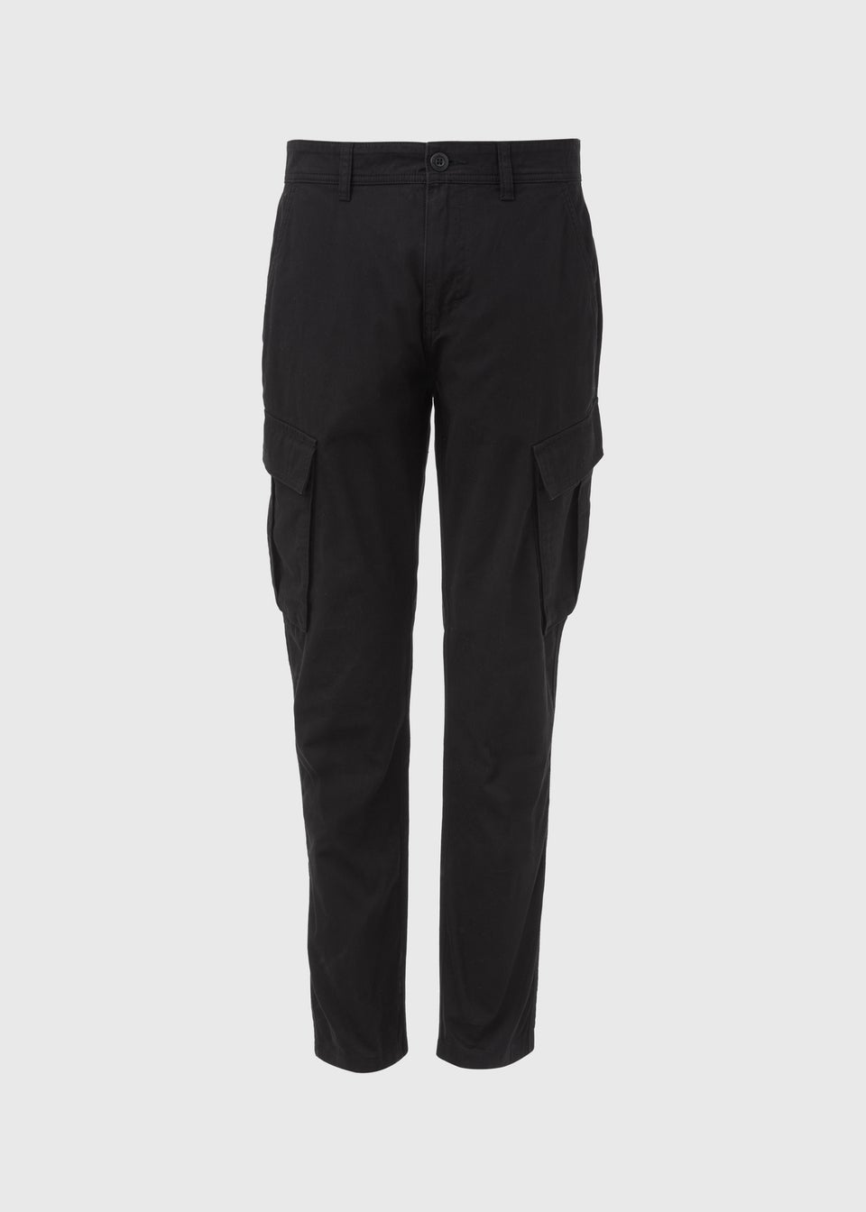 Black Cargo Slim Fit Trousers Matalan