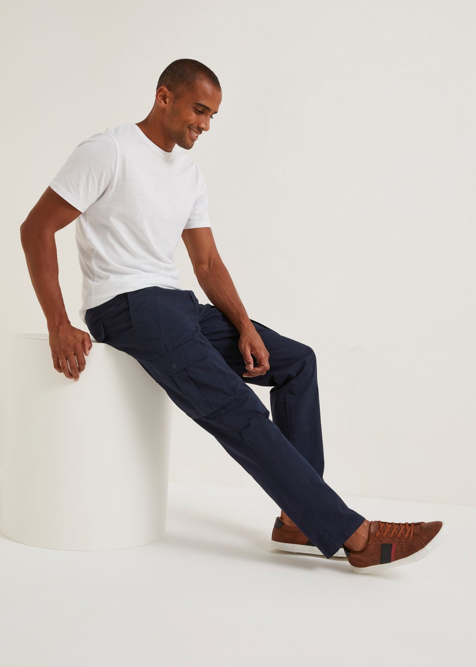 Grey Utility Trousers  Matalan