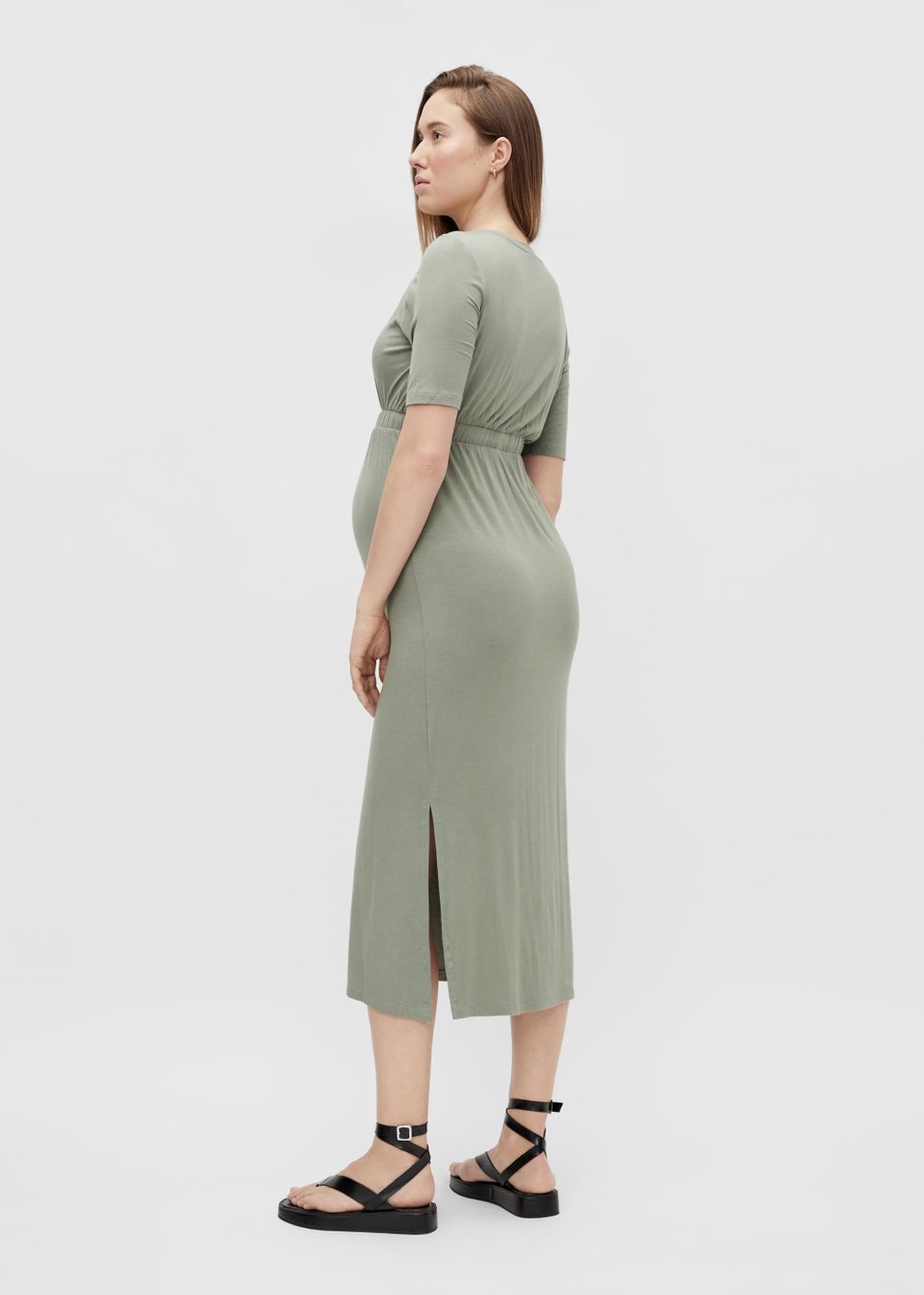 Mamalicious Maternity Alison Green Dress