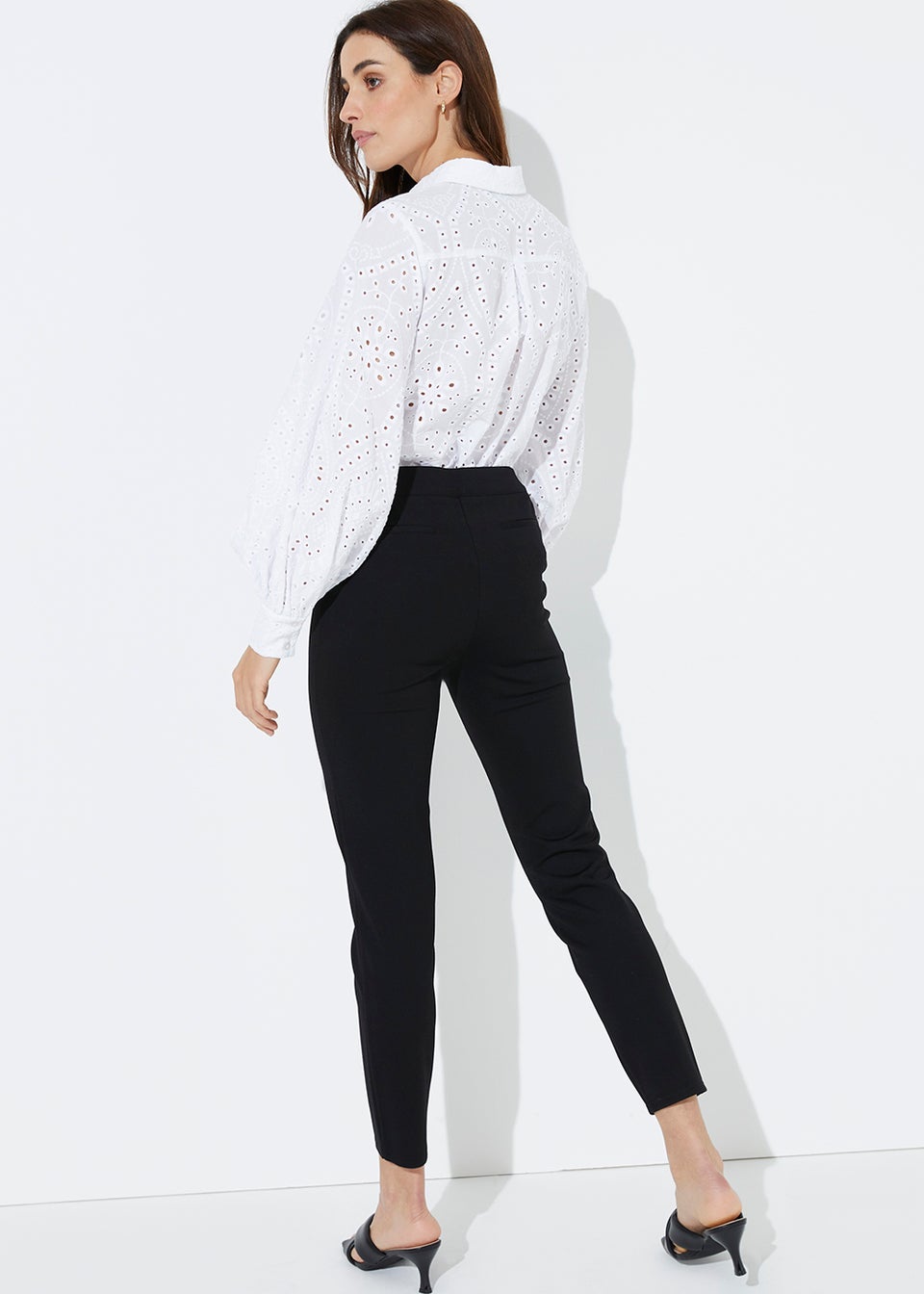 Black clearance ponte trousers