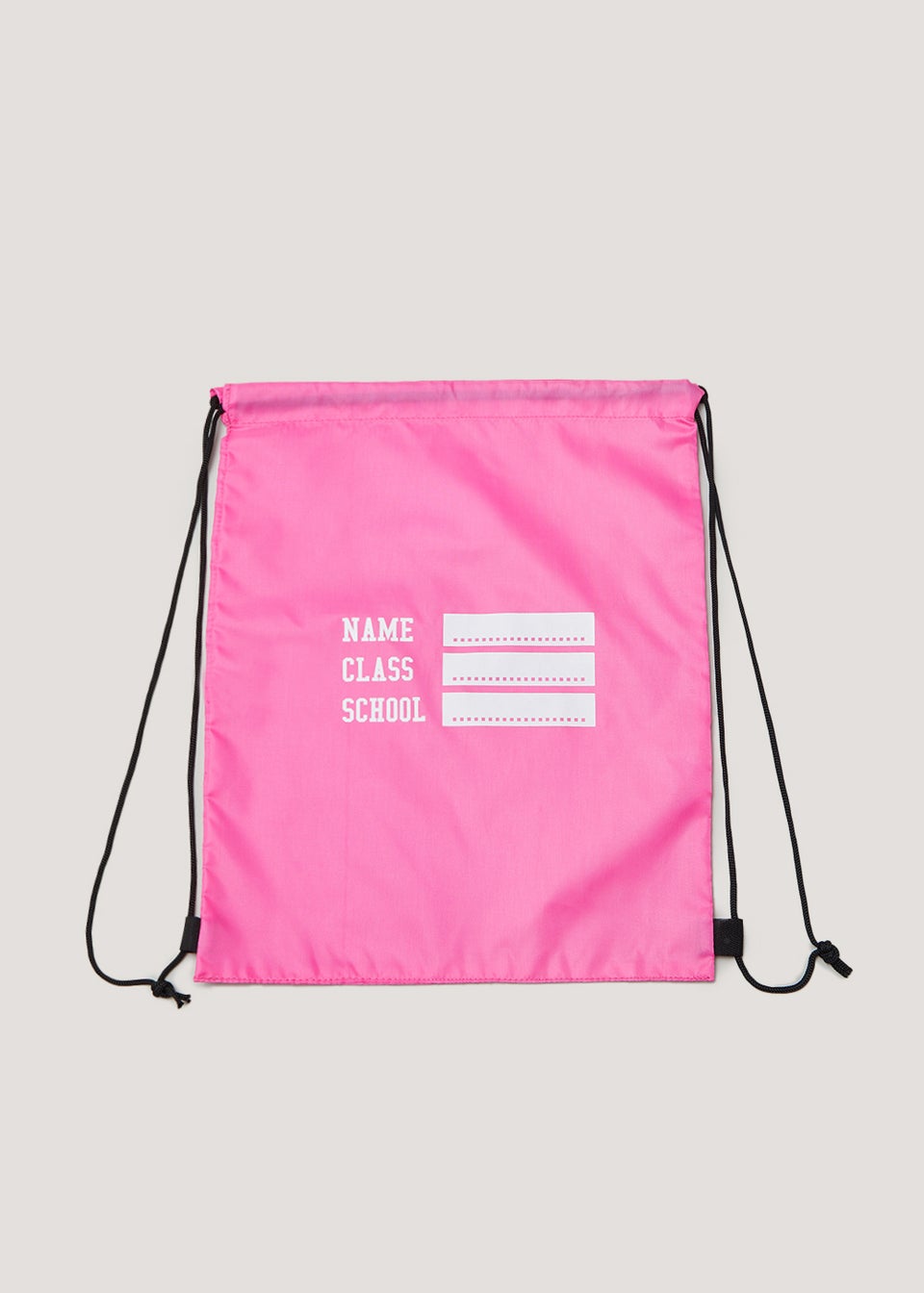 Kids Pink School Pump Bag Matalan