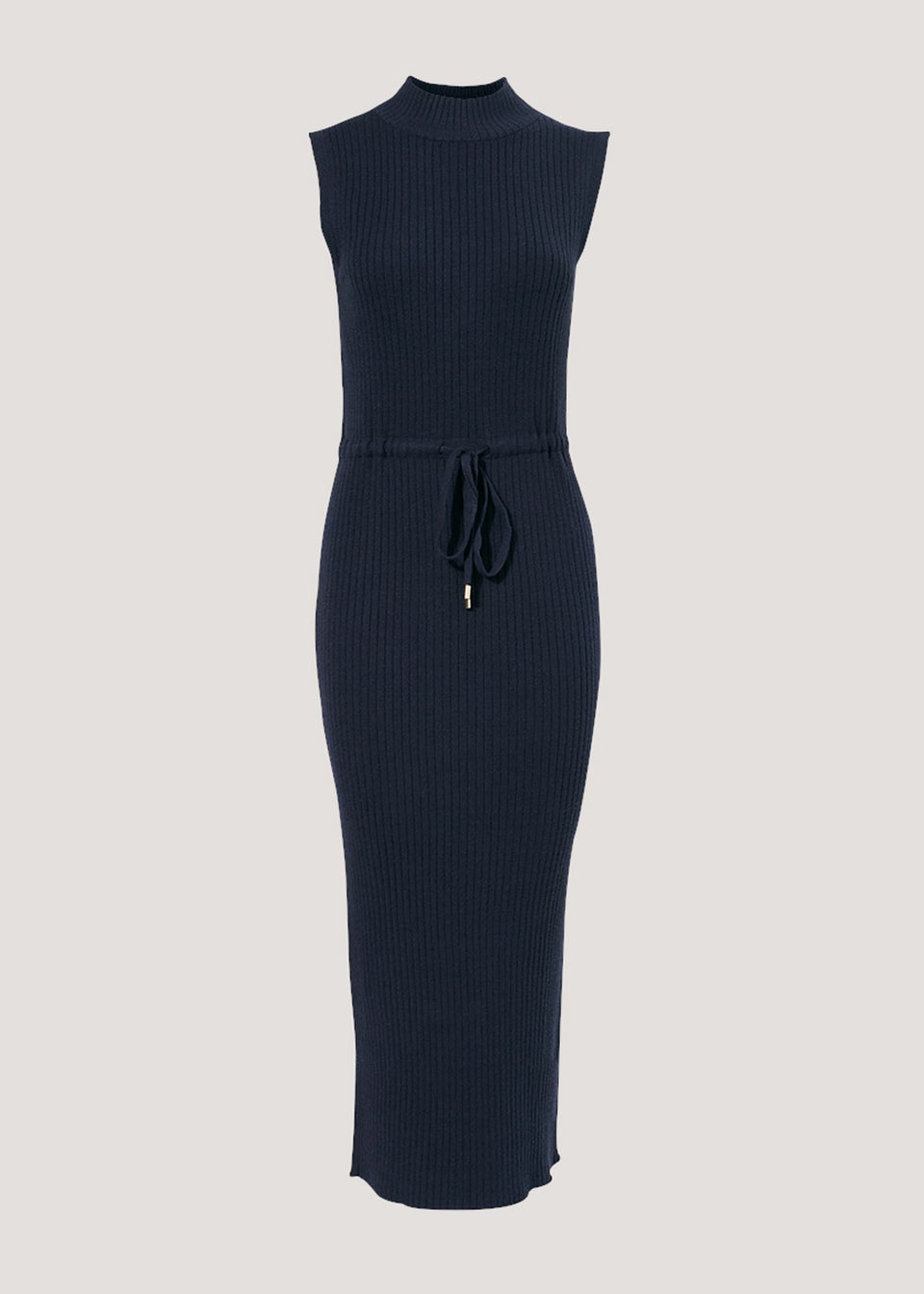 Et Vous Navy Knitted Midi Dress