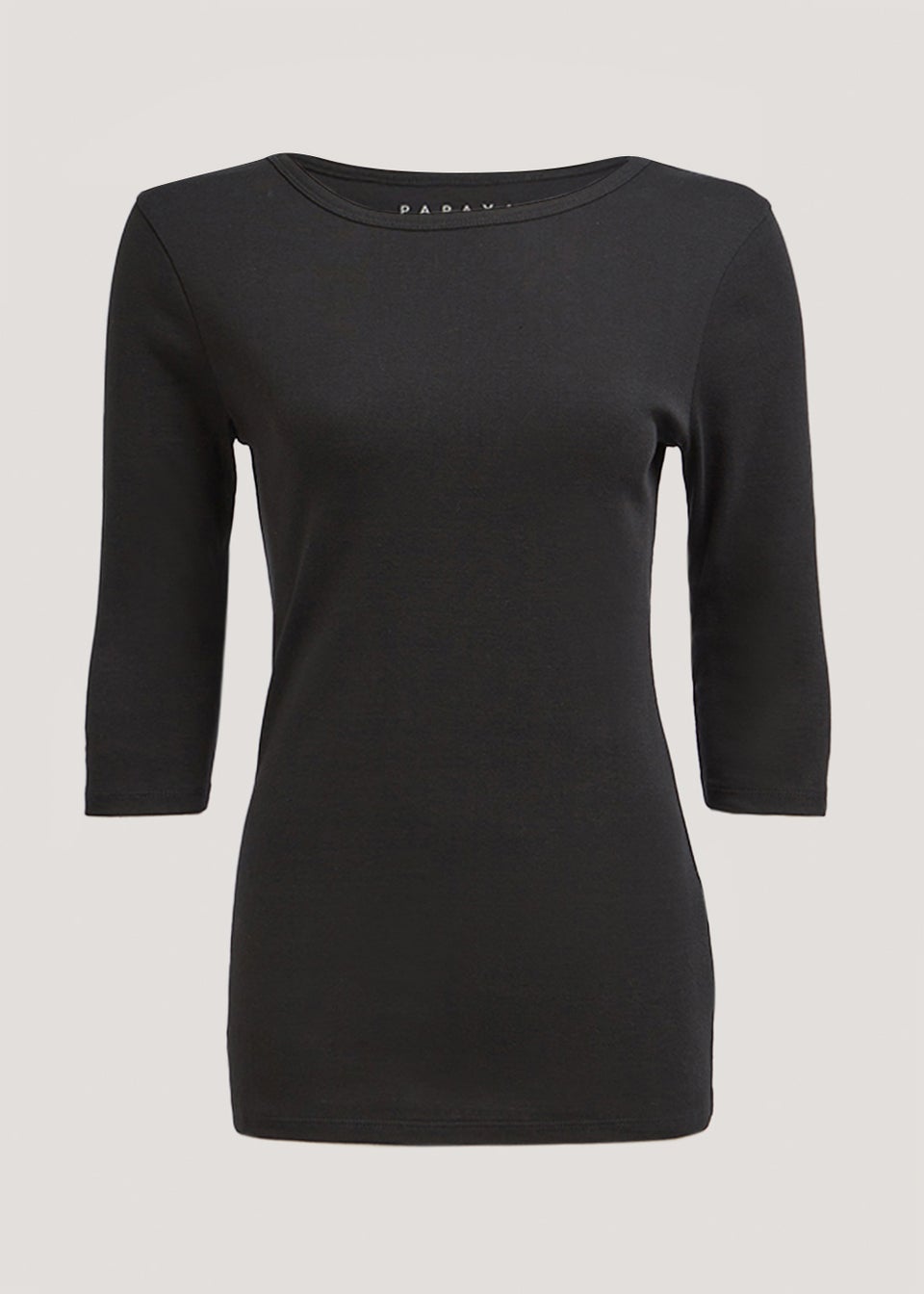 Black 3/4 Sleeve T-Shirt