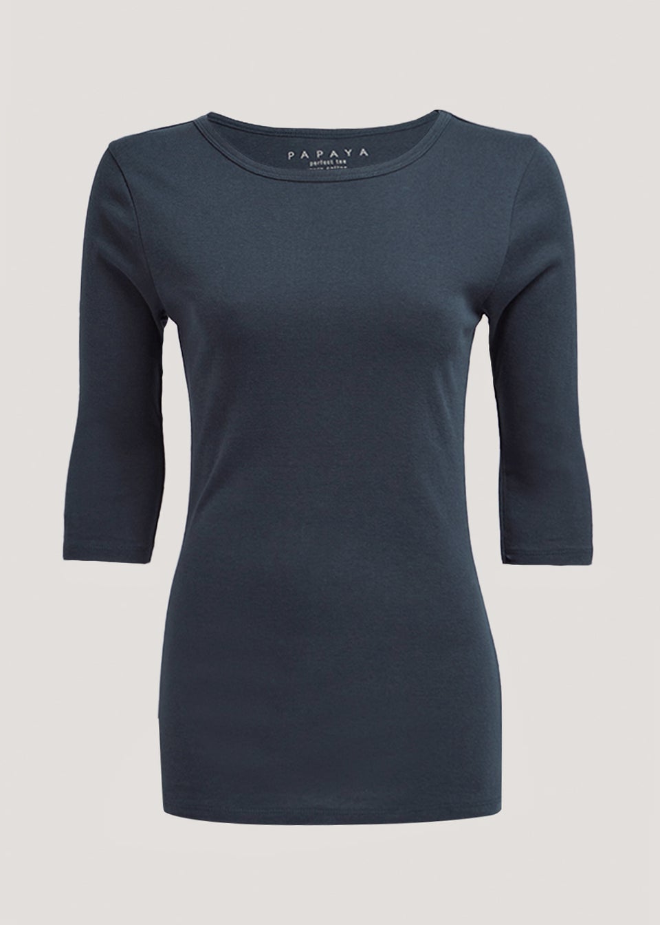 Navy 3/4 Sleeve T-Shirt