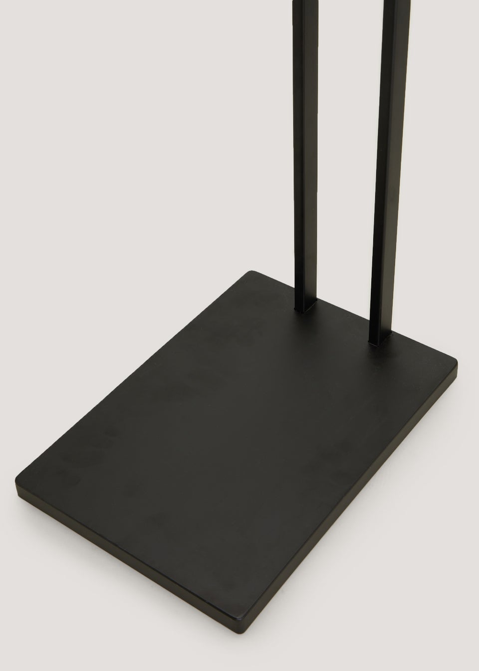 Black Metal Towel Rails (80cm x 32cm x 20cm)
