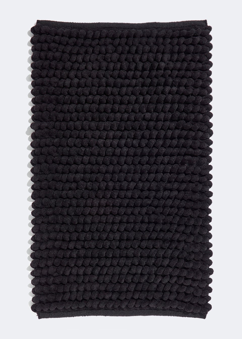 Black Chunky Bobble Bath Mat (50cm x 80cm)