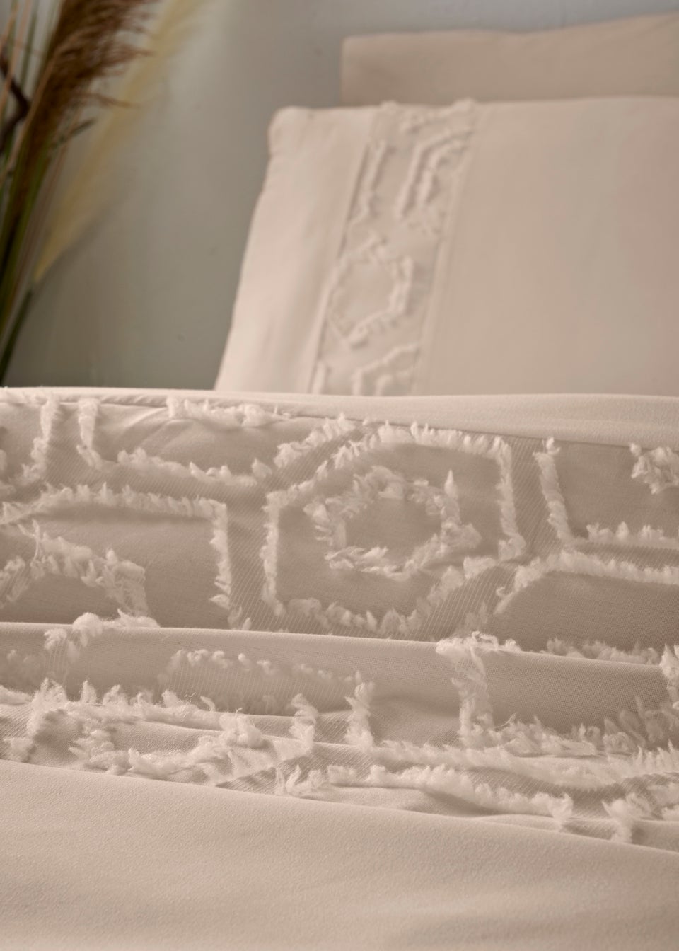 Natural Tufted Microfibre Duvet Cover