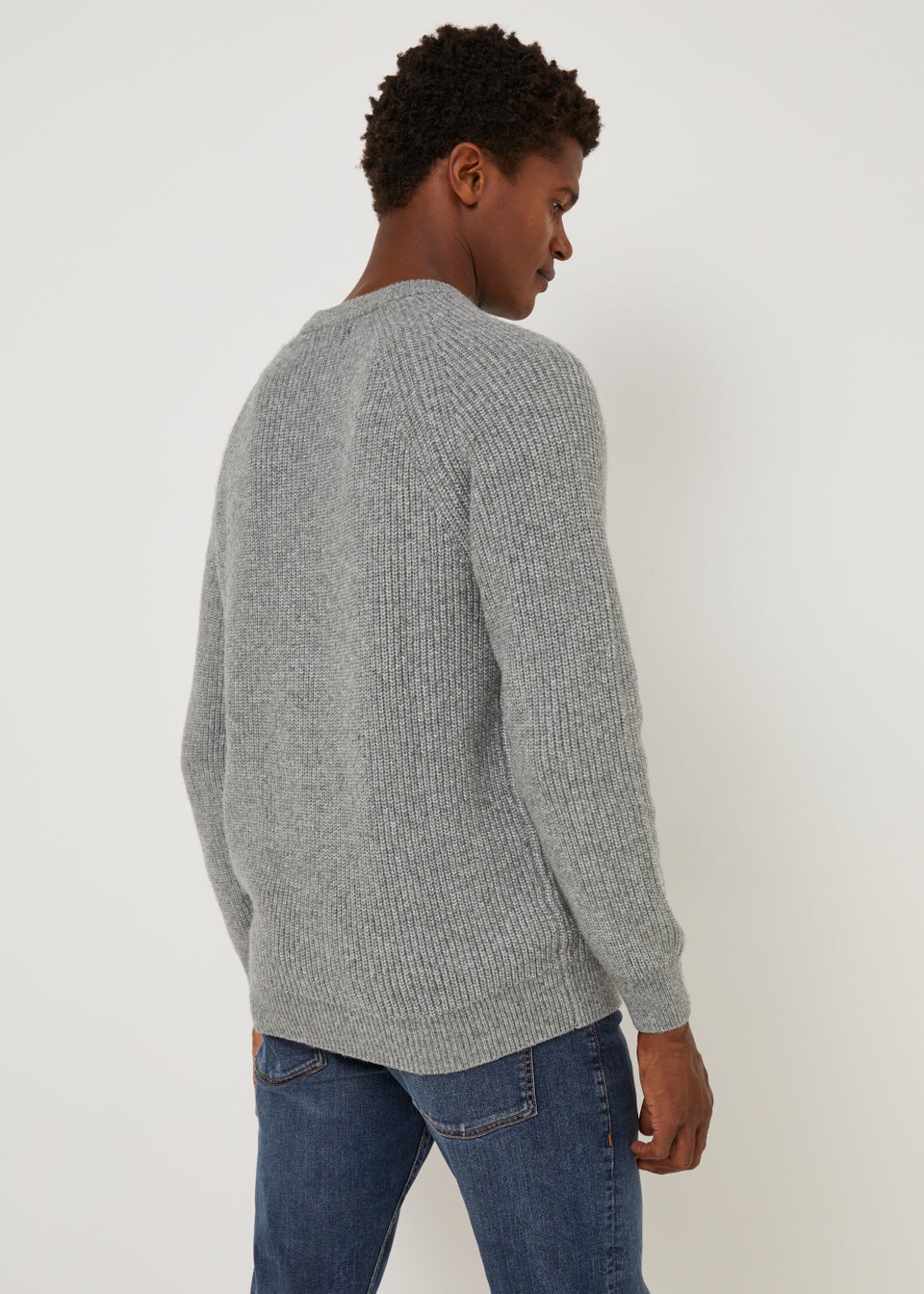 Grey Crew Neck Jumper