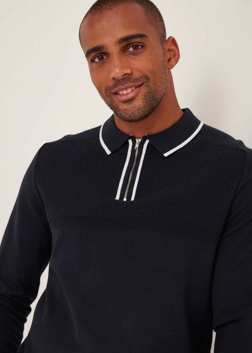 Matalan mens long best sale sleeve polo shirts
